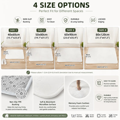 Machine Washable 2D Flat Decorative Area Rug