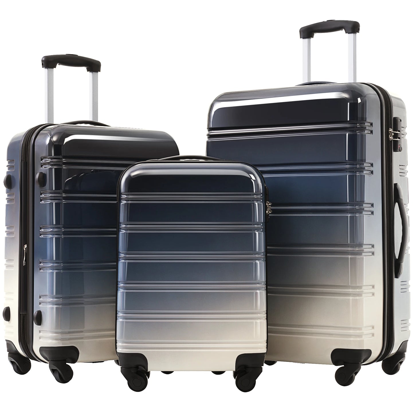 3 Piece  Hard-Shell Luggage Set