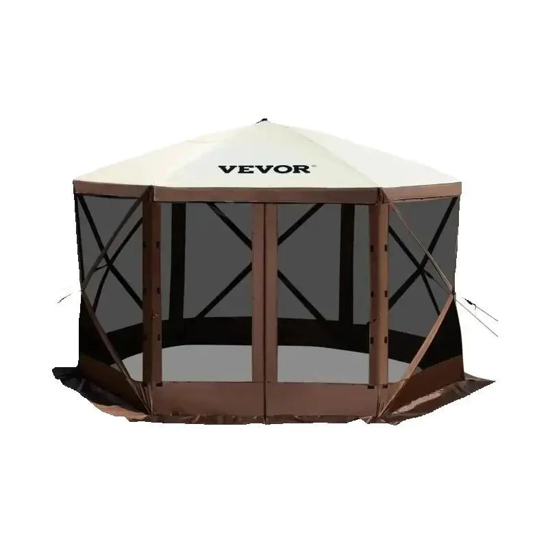 Pop-up 6 Sided 12' x 12' / 10' x 10' Camping Gazebo