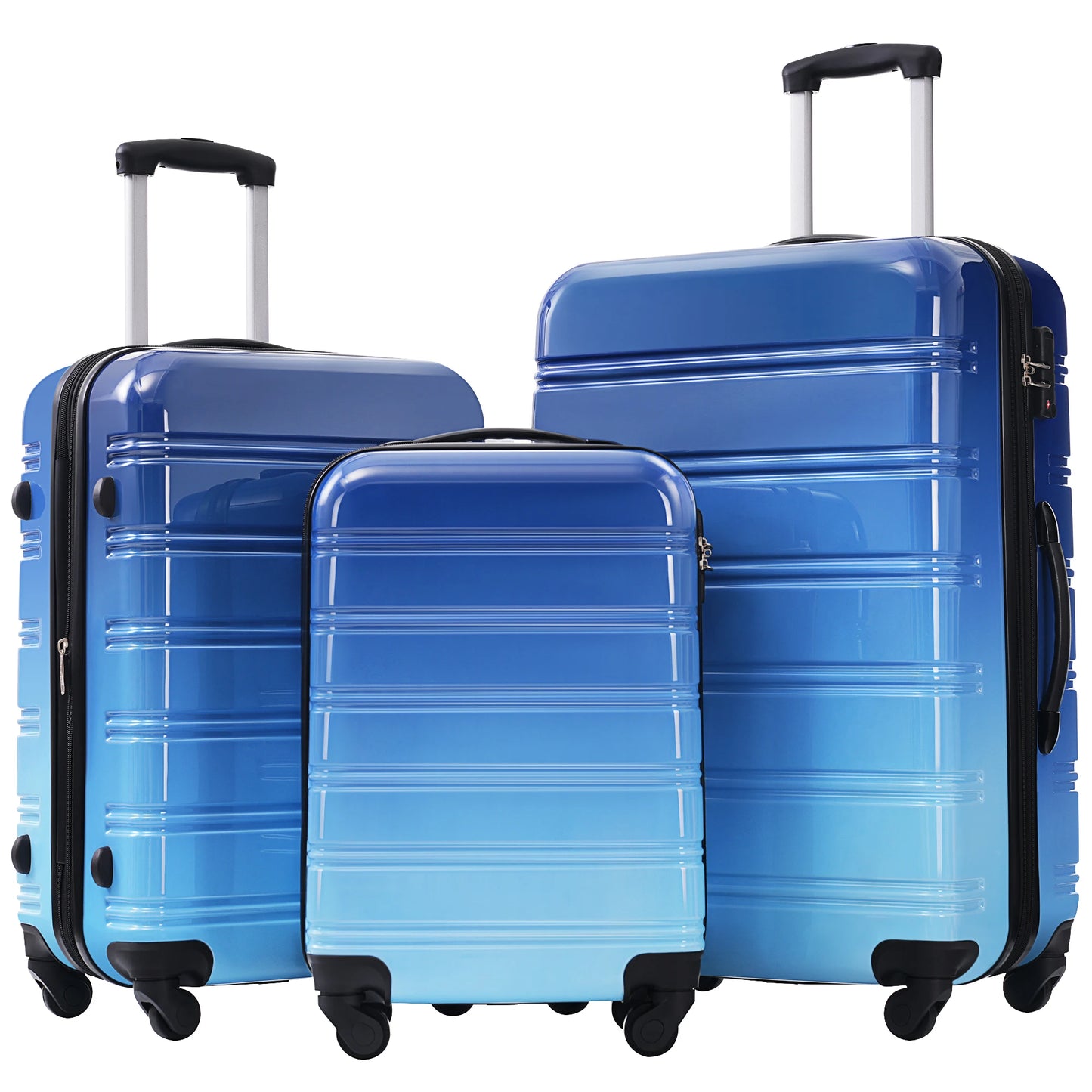 3 Piece  Hard-Shell Luggage Set