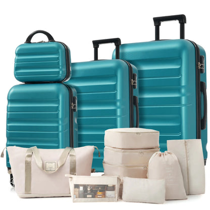 6-Piece ABS Hard-Shell Luggage Set
