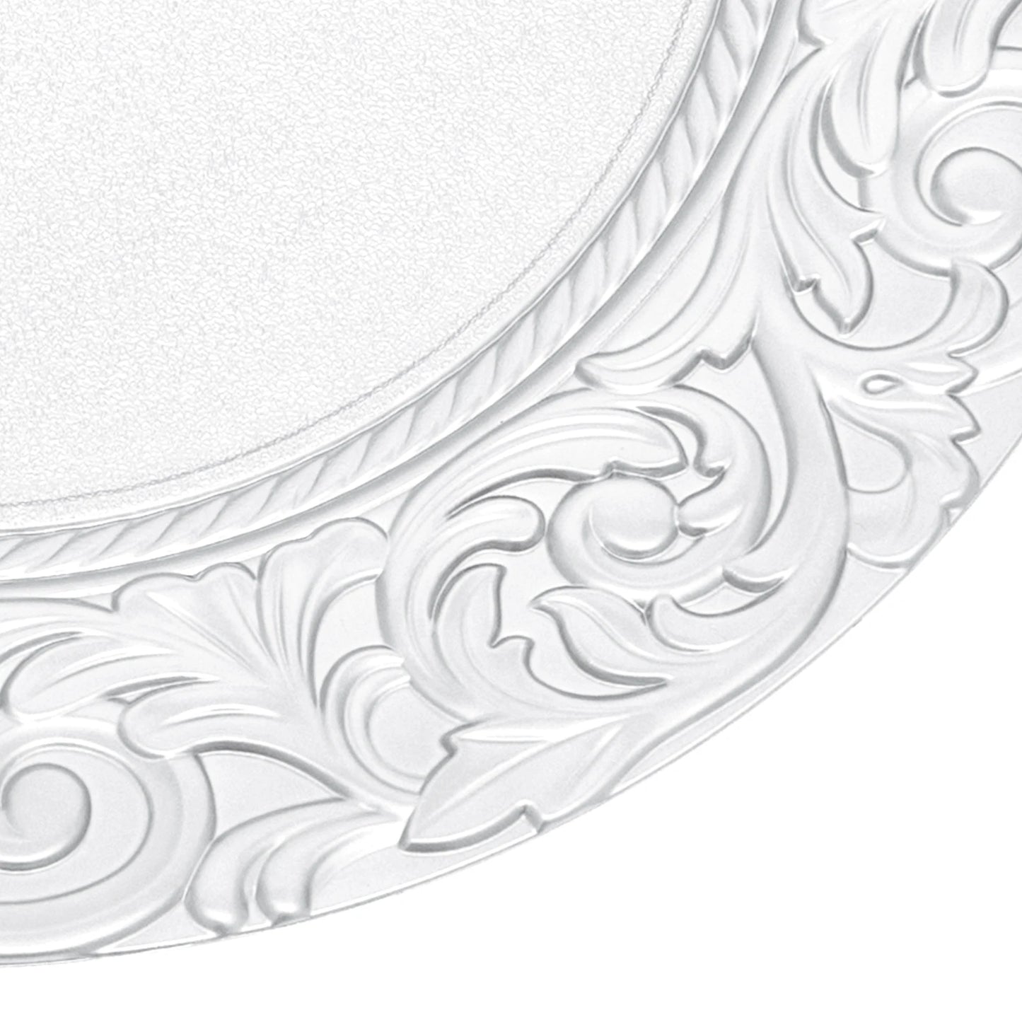 100 Silver Charger Plate Set