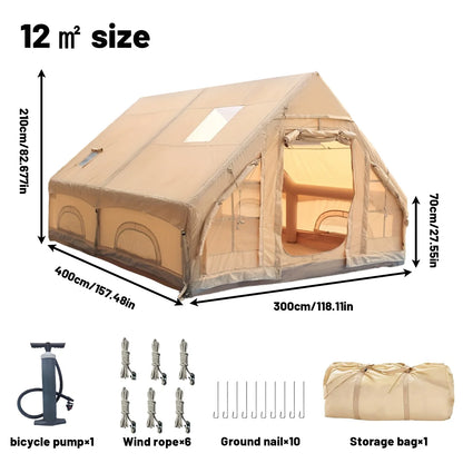 4-6 Person Outdoor Family Luxury Inflatable Tent