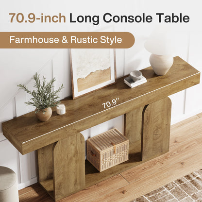 Entryway Accent Table with U-Shaped Base