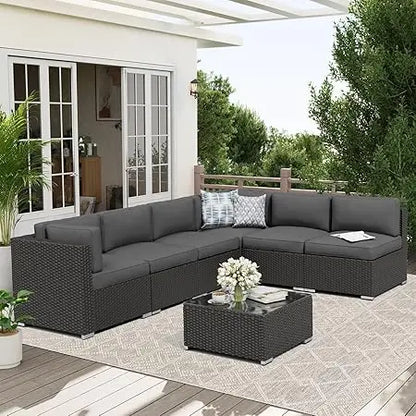 7-Piece Outdoor Patio Furniture Sofa Set