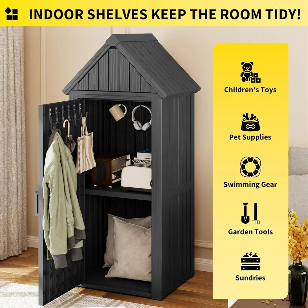 Outdoor Large Capacity Storage Shed