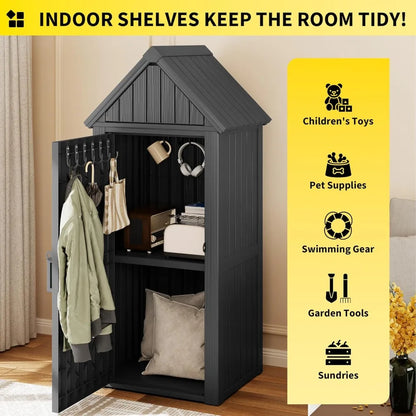 Outdoor Large Capacity Storage Shed