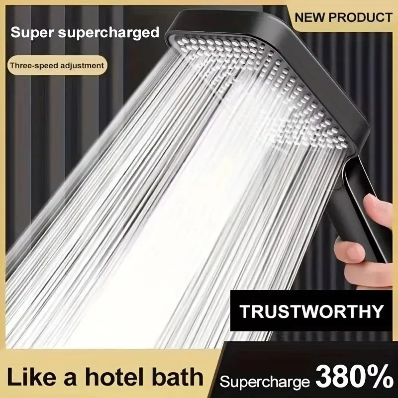 Large Area Shower Head with 3 Modes