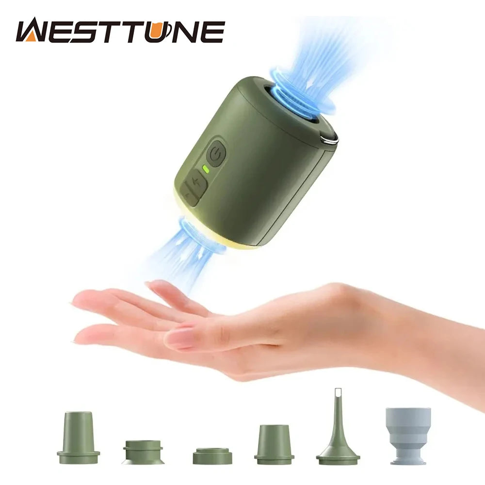 Tiny 4.5kPa Air Pump with Magnetic Lantern