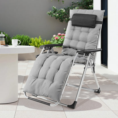 Zero Gravity Recliner Camping Patio Lounge Chair