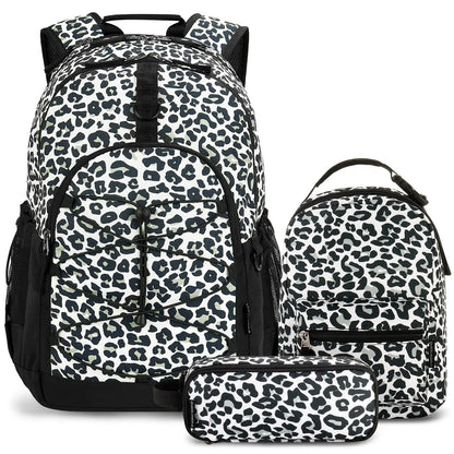 Girls School Backpack with Lunch Box