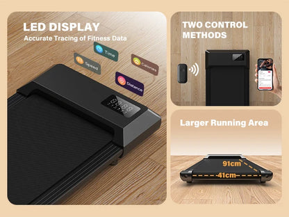 300lbs Capacity, 2.5HP Treadmill for Home