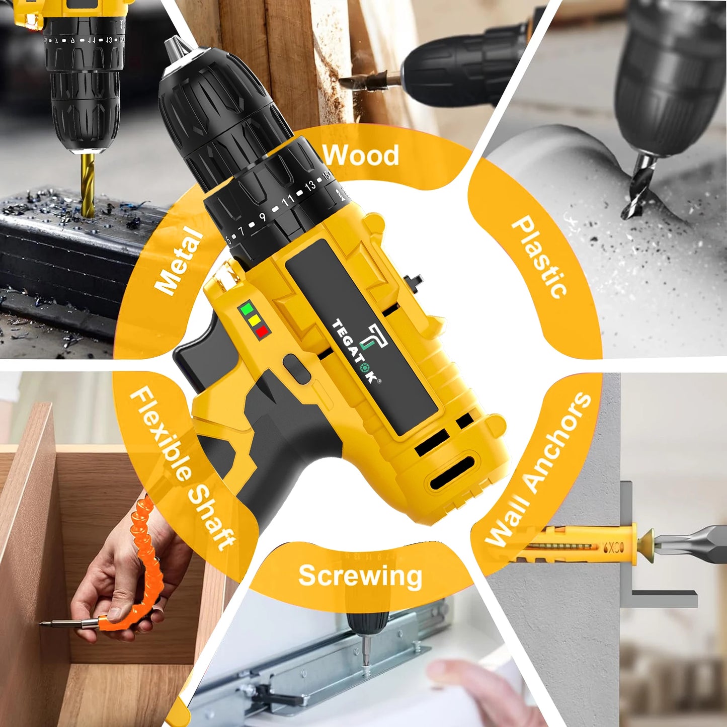 Household DIY Impact Drill 20V
