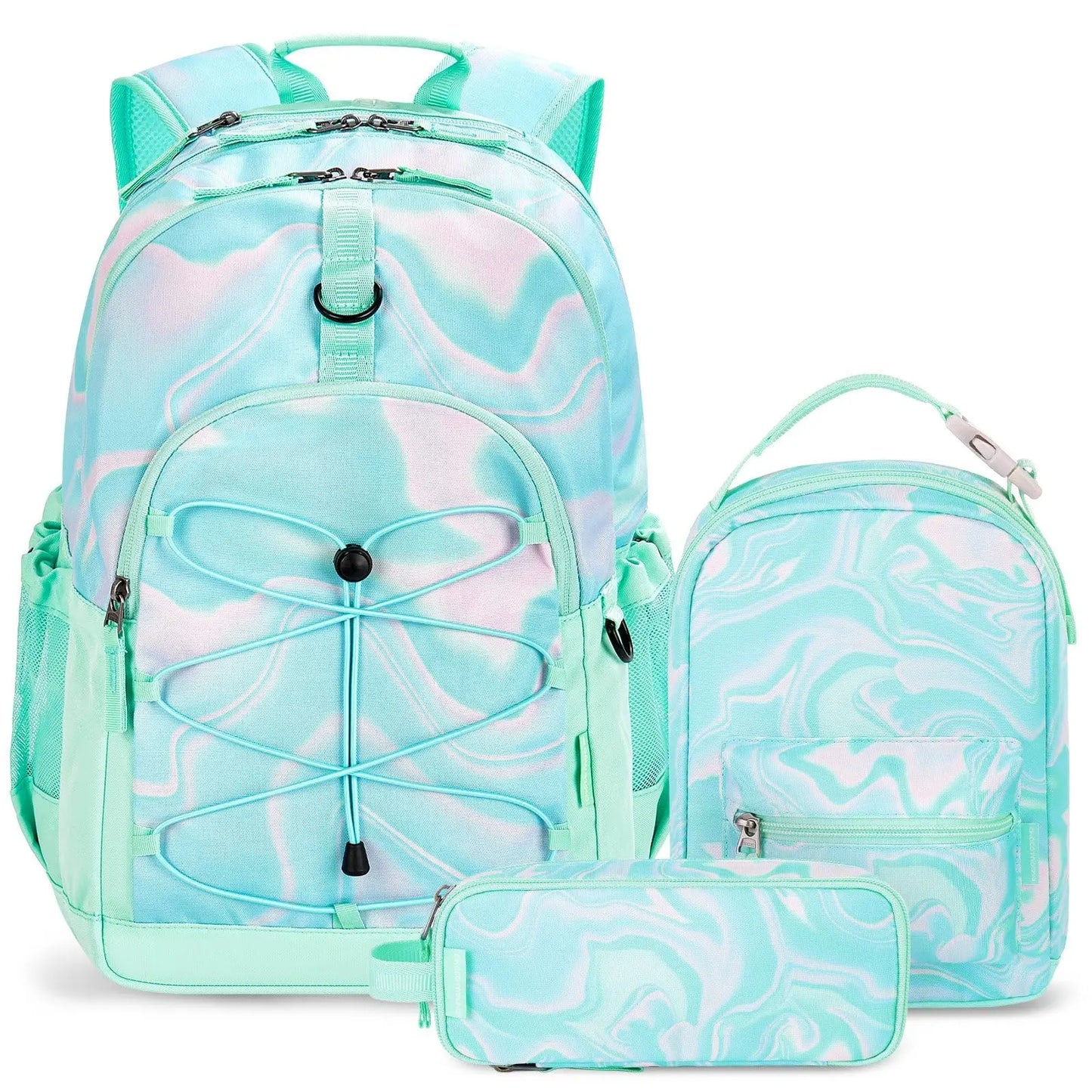 Girls School Backpack with Lunch Box