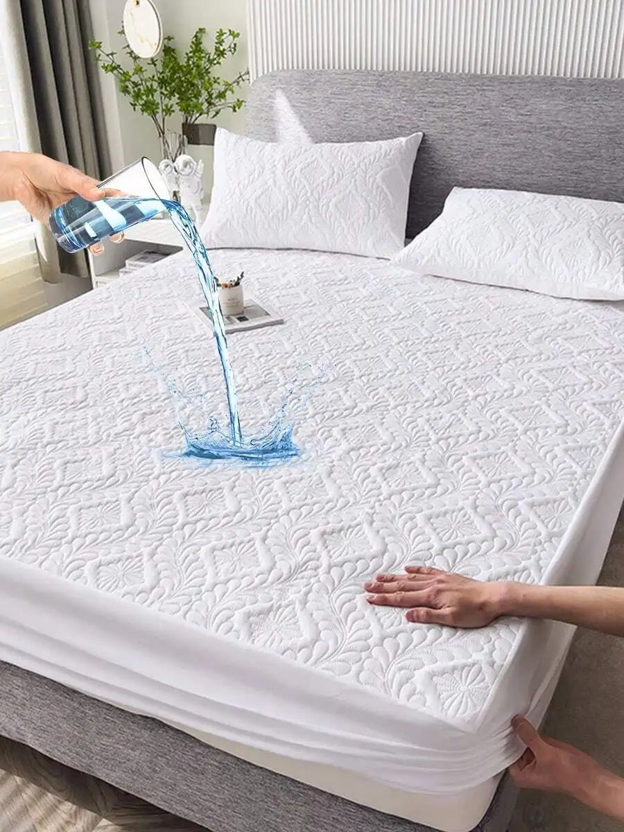 Waterproof Fitted Sheet-Queen King Twin