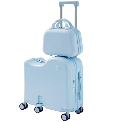 Ride-on Luggage Set with Bag for Kids