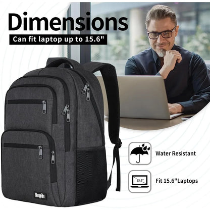 Universal Black Backpack for School