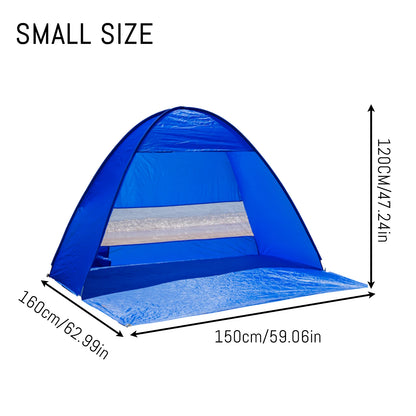 Compact Pop-up beach tent with handbag