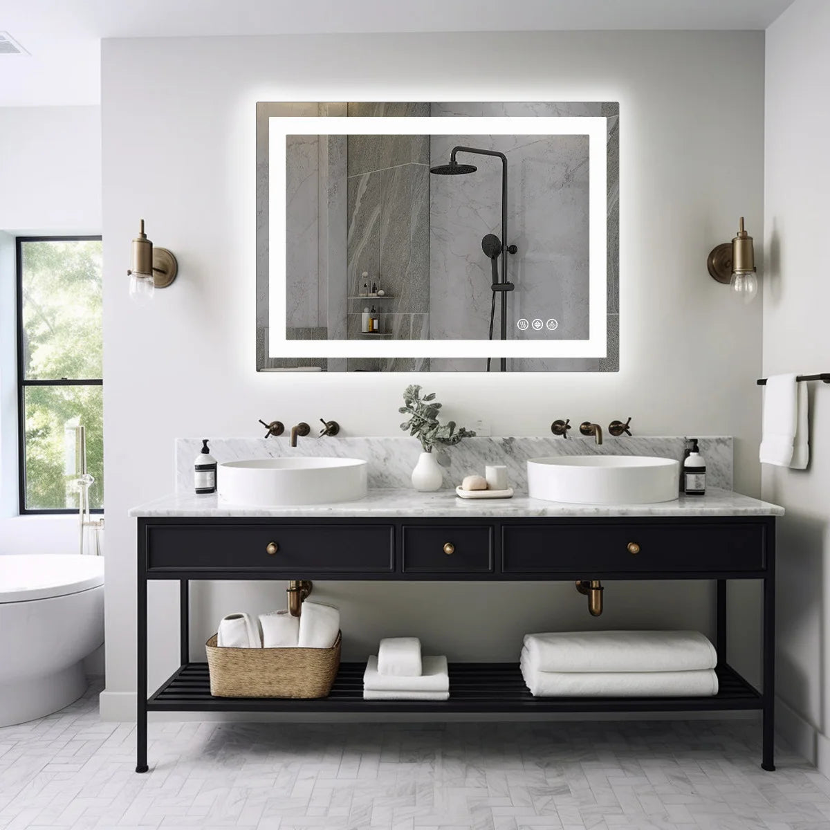 36"x 24"LED Bathroom Vanity Mirror