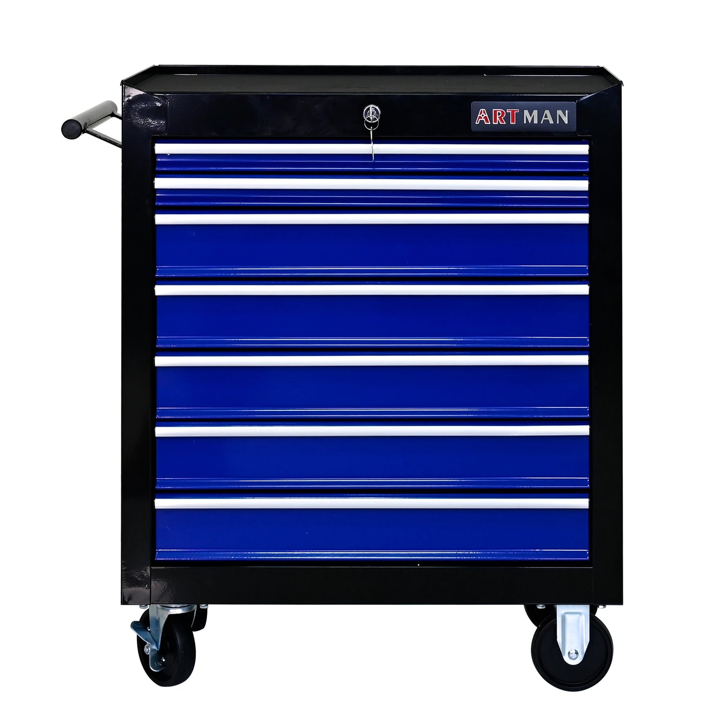 7 Drawer Rolling Tool Box with Key Lock