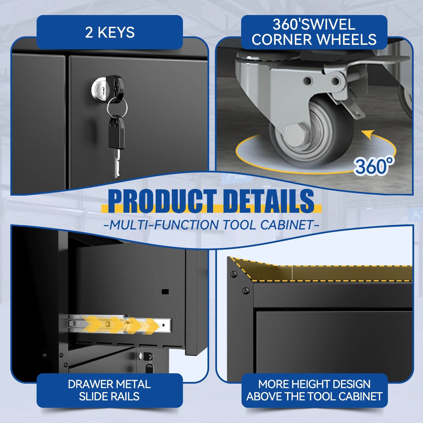 Lockable Tool Cabinets for Garage
