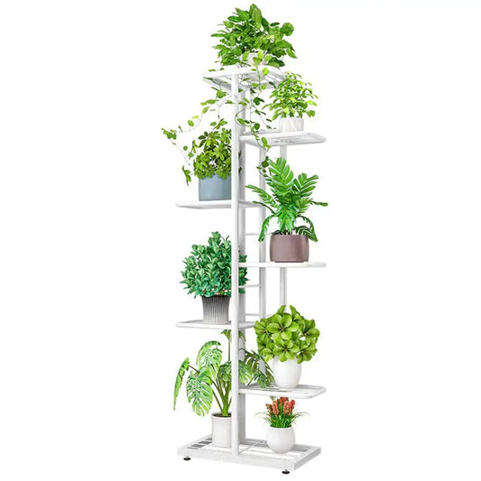 Indoor/Outdoor Metal Plant Stand Flower Shelf