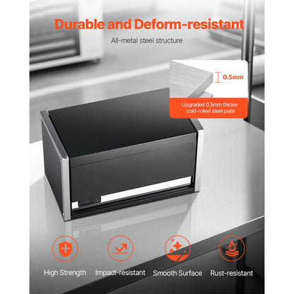 3 Drawers Portable Metal Tool Box