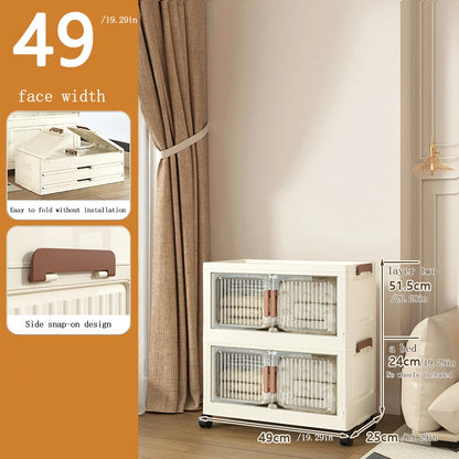 Multi-Purpose Stackable Thickened Storage Cabinet
