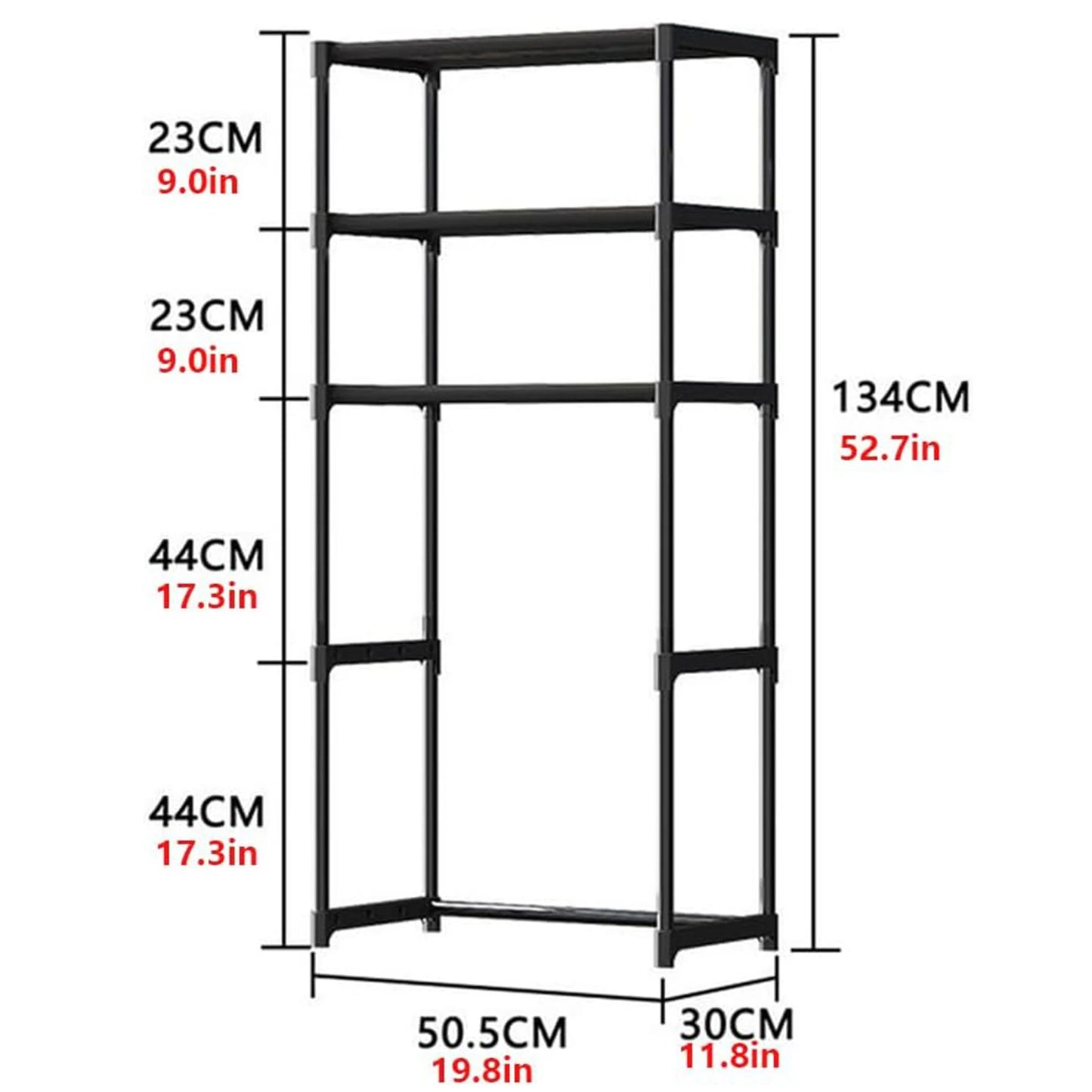 3-Tier Metal Over The Toilet Storage Cabinet