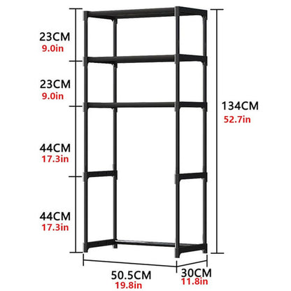 3-Tier Metal Over The Toilet Storage Cabinet