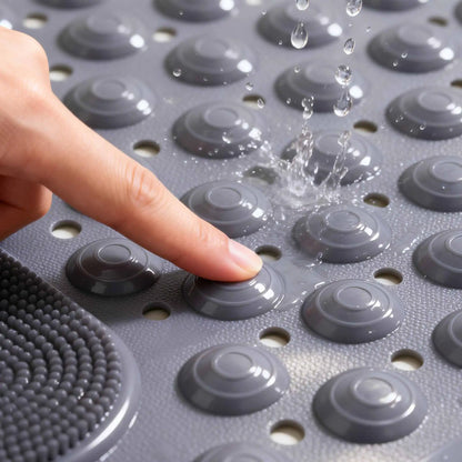 Non-Slip Shower Mat with Foot Massage