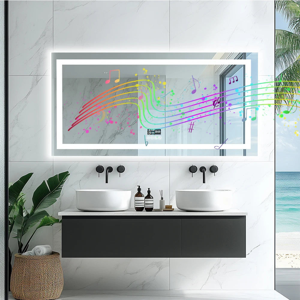 Dimmable LED Bathroom Vanity Mirror