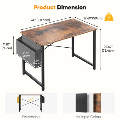 Computer Office Desk with Storage