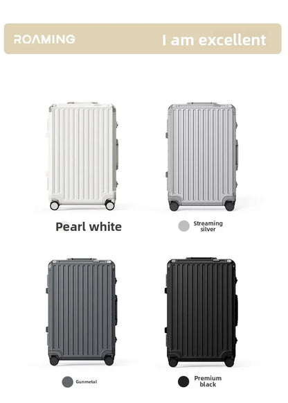 2-Pieces New Ultra Sturdy Aluminum Frame Luggage