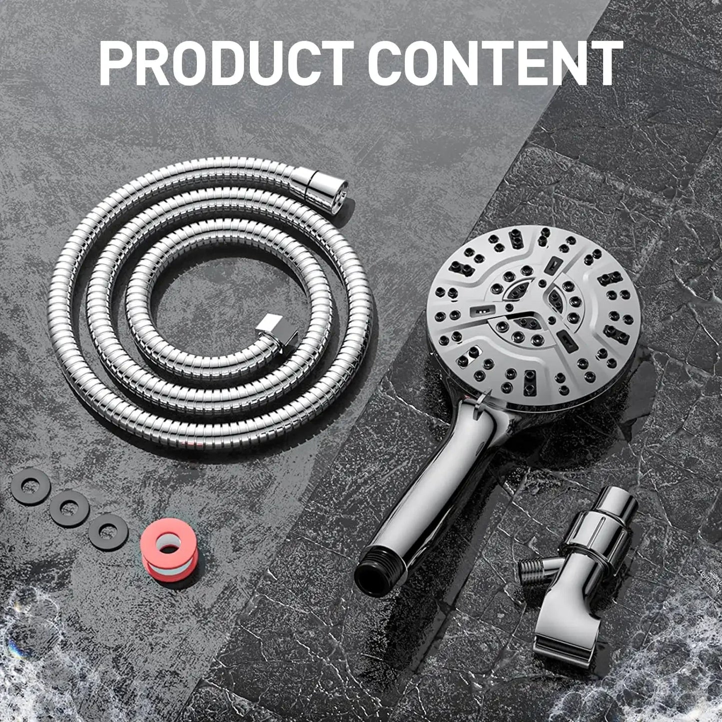 Shower Head and Handheld with 10 Modes
