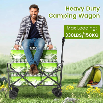 Foldable Heavy Duty Wagon Cart