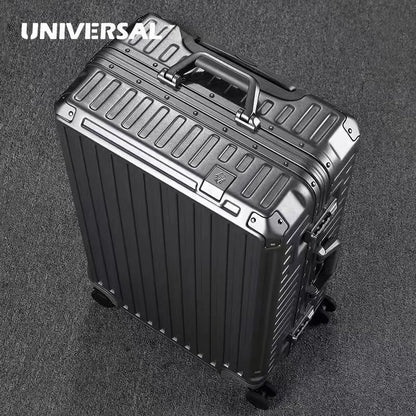 2-Pieces New Ultra Sturdy Aluminum Frame Luggage