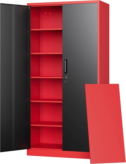 Metal Storage Cabinets with Lock Doors