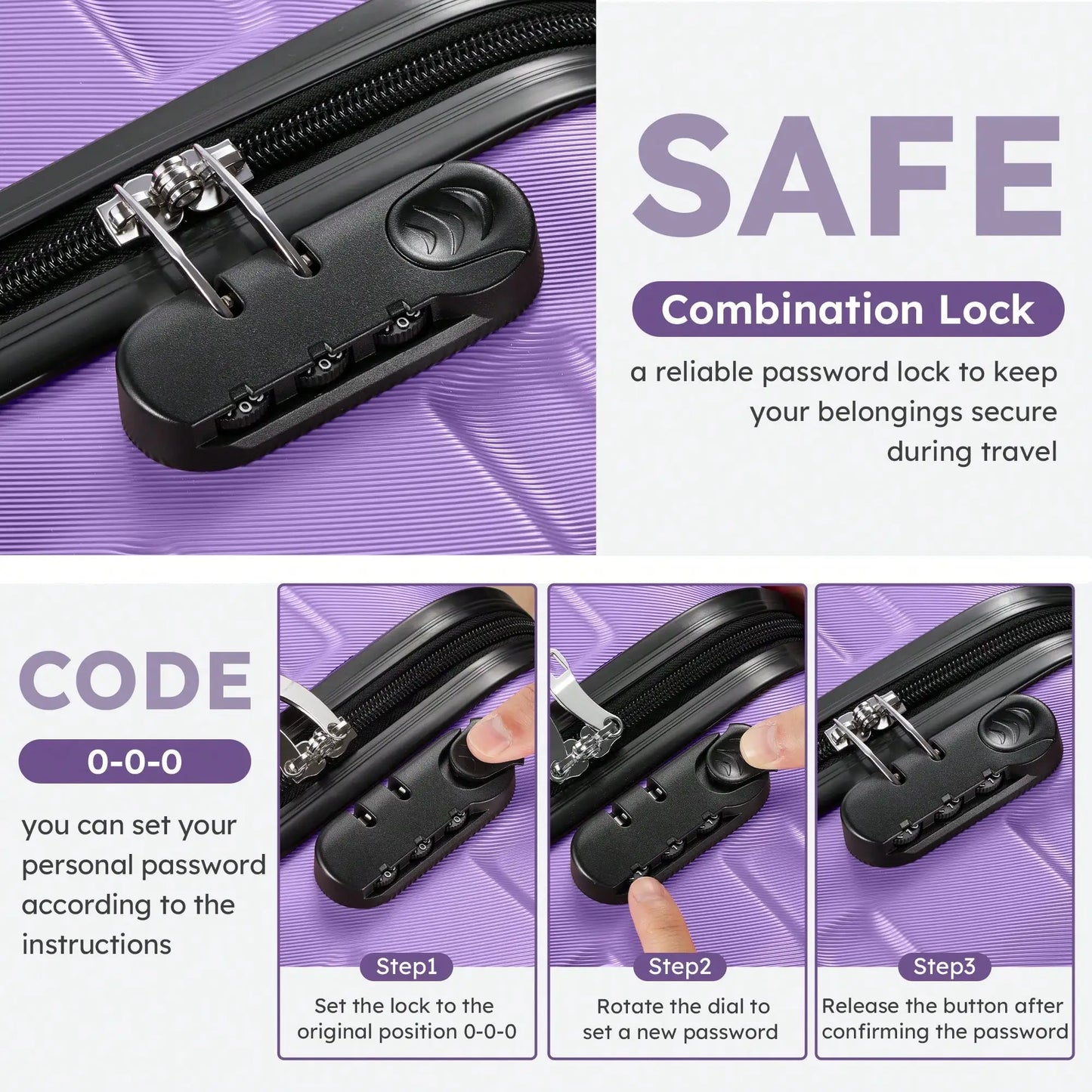 Large Capacity Luggage Set