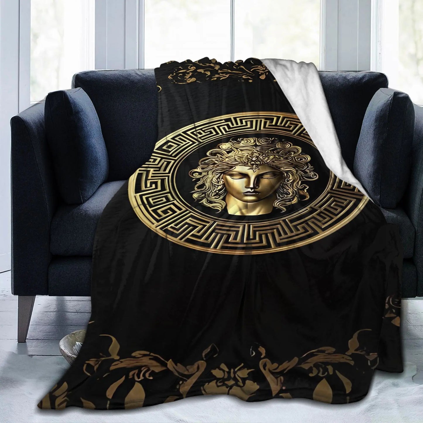 Medusa Star Flannel Blanket-Ultra-Soft