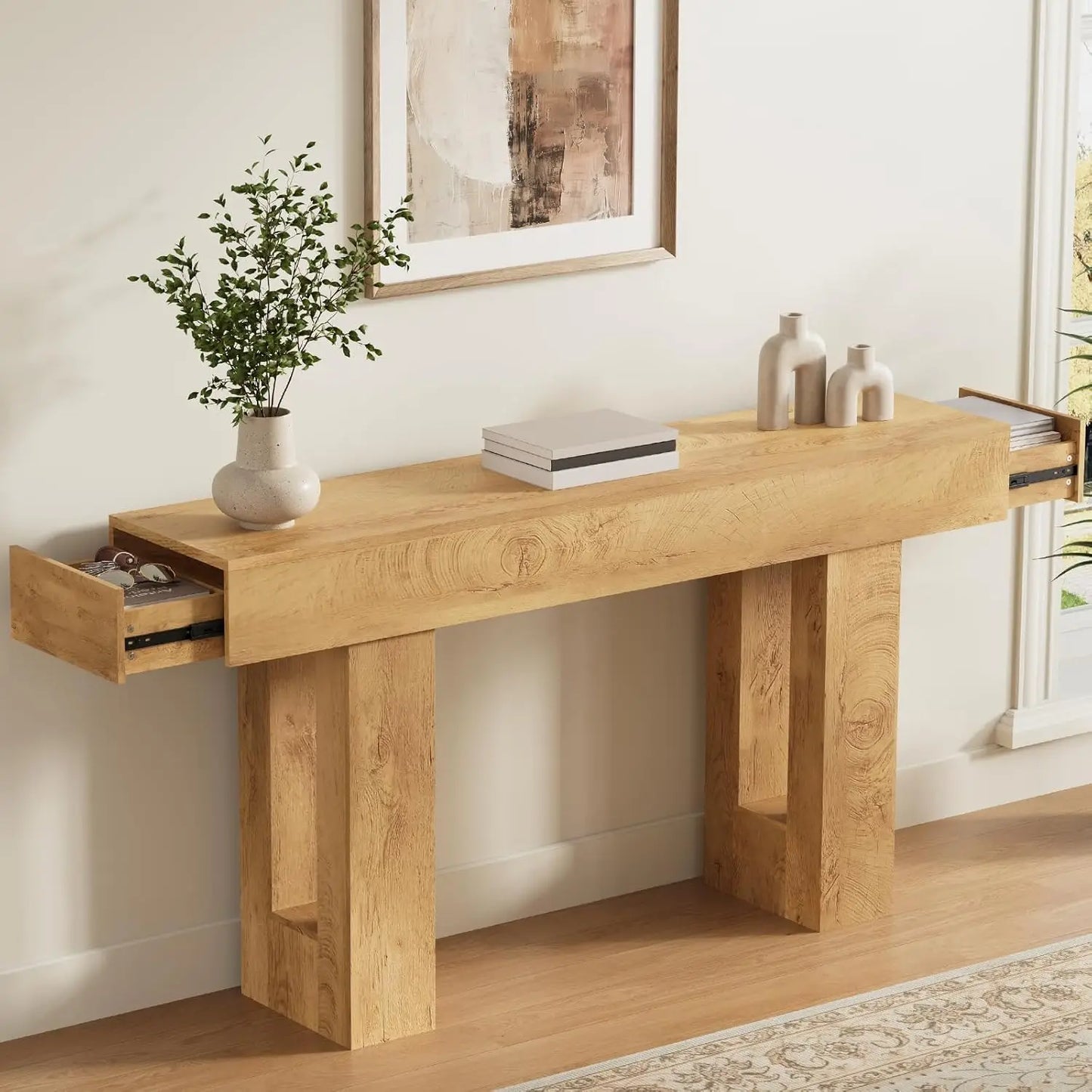 Console Table with Drawers