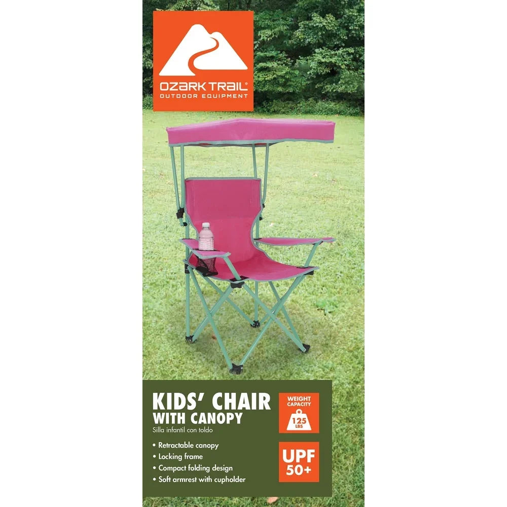 Kids Canopy Beach/Camp Chair with Canopy