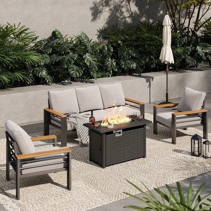 Outdoor Patio Furniture Set, with Coffee Table