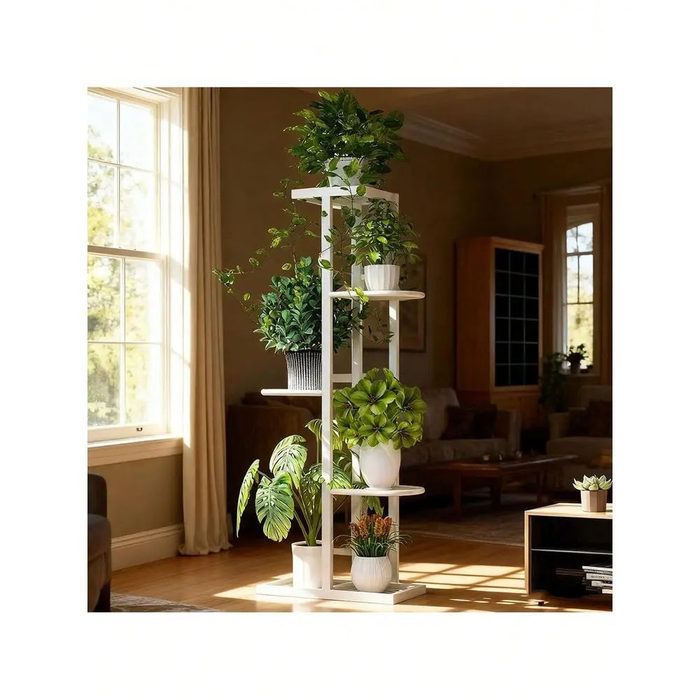 Five-Tier Wrought Iron Plant Stand