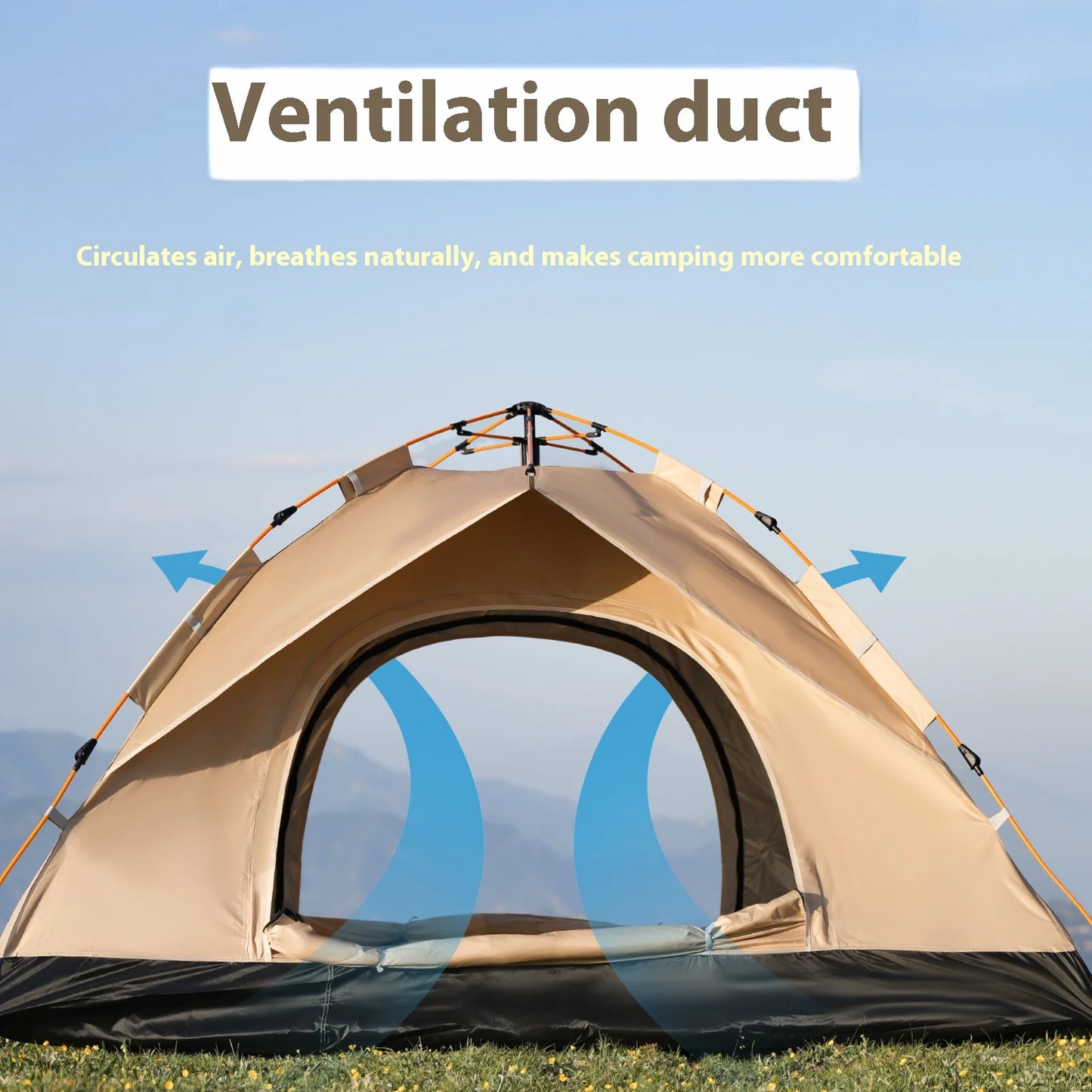 Easy to Assemble Portable 3-4 Person tent