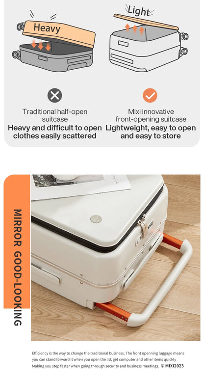 20 Inch New Design Wide Handle Suitcase