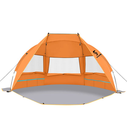 3 Person Beach Tent / Sun Shelter UPF 50+