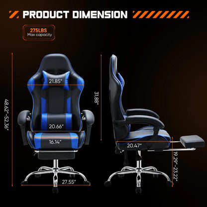 Ergonomic Racing Gaming Chair with Headrest