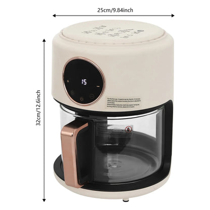 6-in-1, 4.2L 360° Viewable Airy Fryer