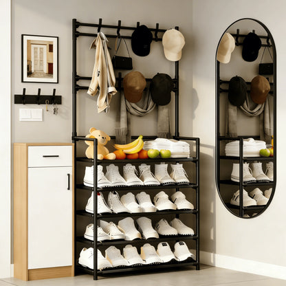 5-Tier Freestanding Multifunctional Storage Rack